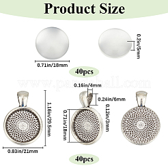 Наборы для изготовления подвесок из сплава в виде купола своими руками&nbsp;DIY-SP0001-60C