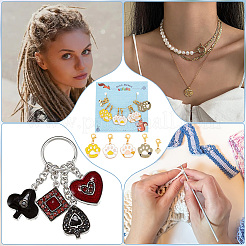 Подвесные маркеры из сплава&nbsp;HJEW-AB00597