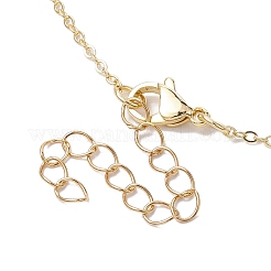 Ожерелья с подвесками в форме ракушек из сплава эмали&nbsp;NJEW-JN04775