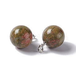 Природные подвески Unakite&nbsp;G-G926-02P-04