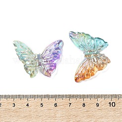 Прозрачные акриловые бусины с УФ-покрытием&nbsp;PACR-D288-20