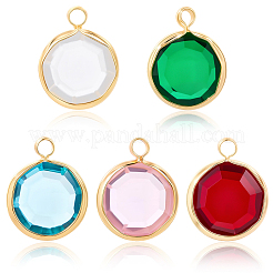 15шт 5 цвета k9 стеклянные подвески&nbsp;GLAA-BBC0001-11A