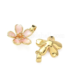 Латунные микро проложить кубического циркония подвески&nbsp;KK-I371-35G-02