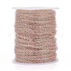 Латунные плоские овальные кабельные цепи&nbsp;CH030-RG