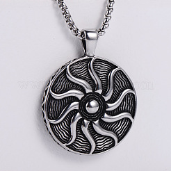 Винтажные панк-хип-хоп подвески в виде бога солнца из нержавеющей стали 304 для мужчин&nbsp;DQ1886