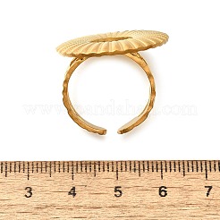 Кольцо-манжета из нержавеющей стали 304 для женщин&nbsp;RJEW-A053-06G-02