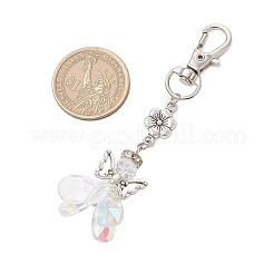 Стеклянные подвески в виде ангела&nbsp;HJEW-MZ00261-03