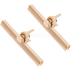 4 шт. застежка-защелка для сумки из цинкового сплава с поворотным замком&nbsp;PURS-CP0001-03LG