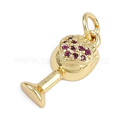 Латунные микро проложить кубического циркония подвески&nbsp;KK-Z123-09G