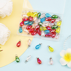 Подвески из гальванического стекла&nbsp;FIND-SP0004-73