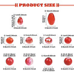 260шт 10 вида стеклянных бусин&nbsp;DGLA-YW0001-65