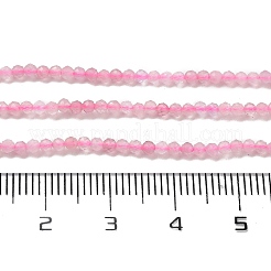 Натуральный мадагаскар розовый кварц бисер пряди&nbsp;G-B088-C09-02
