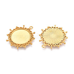 Подвеска-кабошон из не тускнеющей нержавеющей стали 304&nbsp;STAS-N114-04G