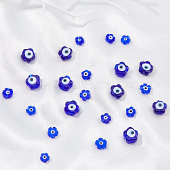 50шт 2 стиля ручной работы сглаз бусины лэмпворк пряди LAMP-DC0001-19