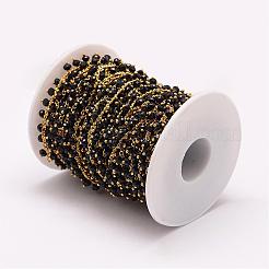 Ручной цепи стекло бисером&nbsp;AJEW-P061-A08