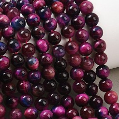 Природных тигровый глаз бисер нитей&nbsp;G-F561-6mm-B09