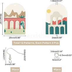 Наборы для изготовления сережек с подвесками своими руками&nbsp;DIY-NB0005-18