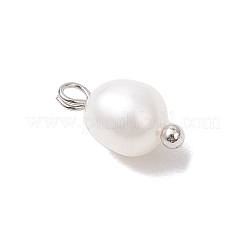 Натуральные культивированные пресноводные жемчужные рисовые подвески&nbsp;PALLOY-JF04187-01