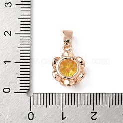 Латунные микро проложить кубического циркония подвески&nbsp;KK-D369-06KCG