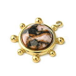 Ограненные подвески из натурального родонита&nbsp;FIND-Z028-39A