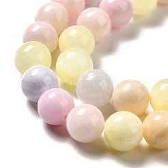 Природного зеленого нефрита нитей бисера G-G757-03-12mm