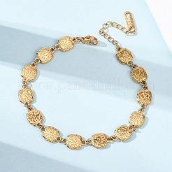 Браслеты-цепочки из нержавеющей стали 304 для женщин&nbsp;BJEW-K293-03G