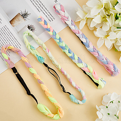 4шт. 4-х цветные повязки из полиэстера с спандексом&nbsp;AJEW-SP0003-14