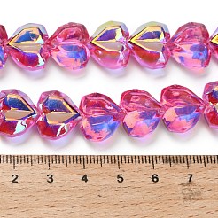 Гальванизируйте прозрачное стекло бисер нитей&nbsp;EGLA-B012-AB07