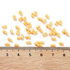 Непрозрачные цветные стеклянные бусины&nbsp;SEED-A033-06F