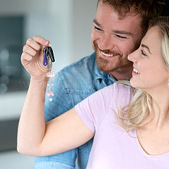 Стеклянный кулон в виде цветка&nbsp;HJEW-AB00462