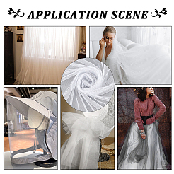 Ткань из полиэстера с шестиугольной сеткой 3 м&nbsp;DIY-WH0542-58B