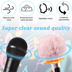 Чехлы для микрофонов из полиэфирной шерсти&nbsp;DIY-WH20007-277A-02