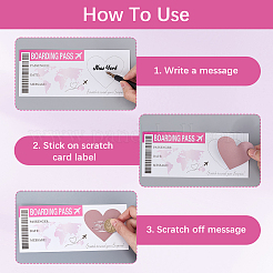 Посадочный талон-сюрприз со скретч-сюрпризом DIY-WH20011-31C