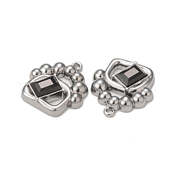 Стеклянные подвески из сплава с покрытием стойки&nbsp;PALLOY-P291-15B-02