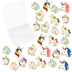 60шт 10 стиля подвески из сплава с эмалью&nbsp;ENAM-CJ0002-69