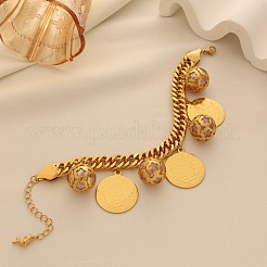 Браслеты с подвесками из сплава и смолы&nbsp;FS-WG050C5-01