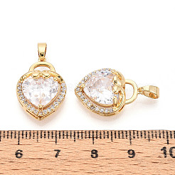 Латунные микро проложить кубического циркония подвески&nbsp;KK-N272-04G