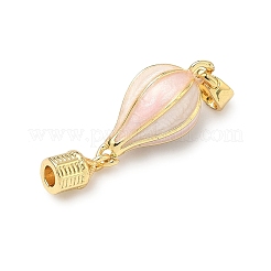 Подвески в виде воздушных шаров из латуни с эмалью&nbsp;KK-H254-01G-01