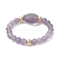 5 шт. кольца из натуральных драгоценных камней&nbsp;RJEW-TA00222