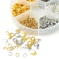 Наборы для самостоятельного изготовления застежек-карабинов из цинкового сплава&nbsp;DIY-FS0006-92