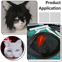 10 шт. сетчатая ткань с квадратным волокном&nbsp;DIY-BC0016-184