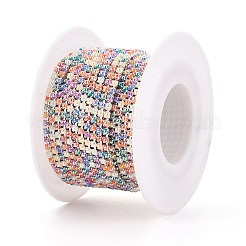 Цепочки из железа и АБС-пластика с имитацией жемчуга&nbsp;CH-T007-01A-01