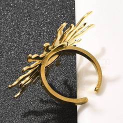 Кольцо-манжета из нержавеющей стали 304 для женщин&nbsp;LS-RJEW-B109-01G-04