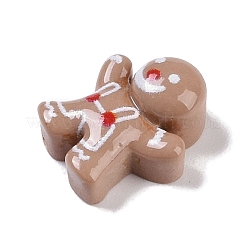 Непрозрачные кабошоны из смолы на рождественскую тематику&nbsp;LS-RESI-H162-06L