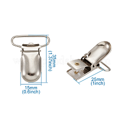 Металлические зажимы детской соски&nbsp;LS-AJEW-TA0016-06P