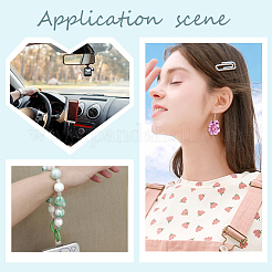 Непрозрачная акриловая бусина&nbsp;OACR-WH0037-08