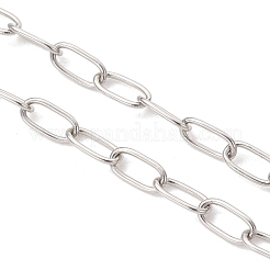 Изготовление браслета-слайдера из цепочки-скрепки из нержавеющей стали 304 толщиной 2.5 мм&nbsp;AJEW-JB01557-02