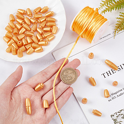 1 рулон нейлонового атласного шнура с плетением «раттейл»&nbsp;NWIR-PH0002-13A