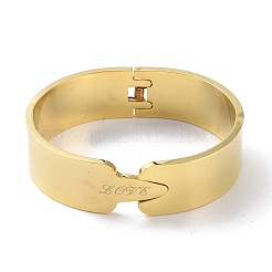 Широкие браслеты с подвесками из нержавеющей стали 304 с вакуумным покрытием PVD&nbsp;BJEW-G700-05G