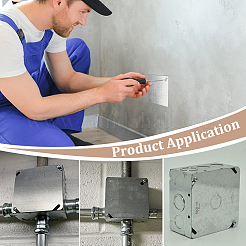 10 шт. железная крышка электрической коробки&nbsp;FIND-GA0007-89